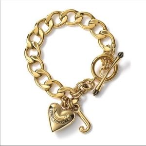 Juicy Couture Gold Charm Bracelet